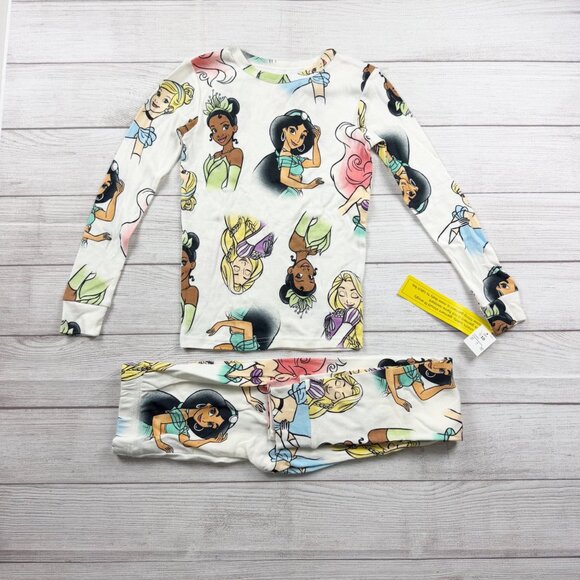 Disney Other - Disney Princess Girls Pajama Set 2-Piece PJs Character NWT 10